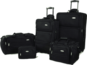 Samsonite 5 Piece Luggage Set, HD Png Download PNG image with transparent background