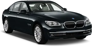 Black Luxury Sedan B M W PNG Image