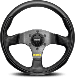 Car Momo Motor Vehicle Steering Wheels - Momo Steering Wheel Black, HD Png Download PNG image with transparent background