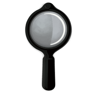 Black Magnifying Glass PNG lip41 PNG with transparent background