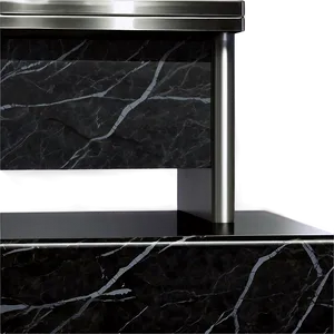 Black Marble Worktop Illustration Png 31 PNG Image