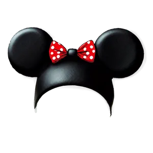 Black Minnie Mouse Ears Png Nky PNG Image