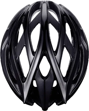 Black Modern Bicycle Helmet PNG Image