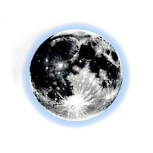 Black Moon In Cosmic Sky Png 06252024 PNG Image