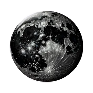 Black Moon Over Sea Png Fil PNG Image