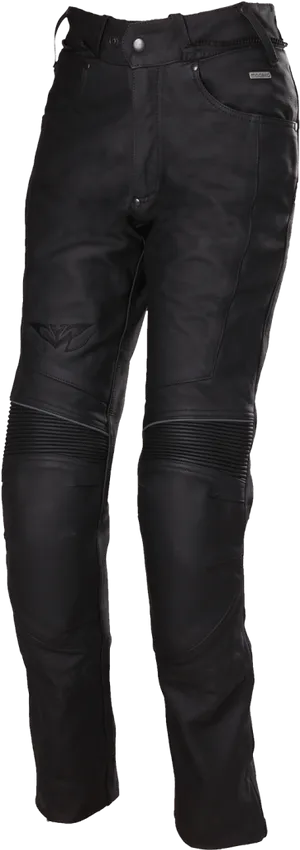 Black Motorcycle Pants PNG Image
