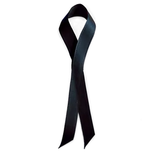 Black Mourning Ribbon Png Mwb PNG Image