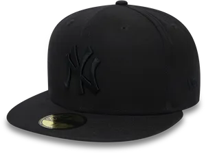 Black New York Yankees Cap PNG Image