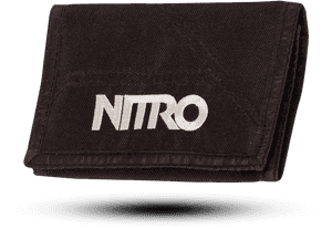 Black Nitro Branded Wallet PNG image with transparent background