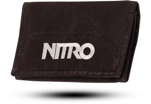 Black Nitro Branded Wallet PNG Image