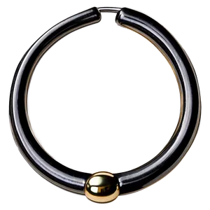 Black Nose Ring Png 05252024 PNG Image