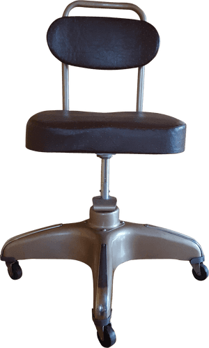 Vintage Cosco Industrial Office Chair On Chairish - Office Chair, HD Png Download PNG with transparent background