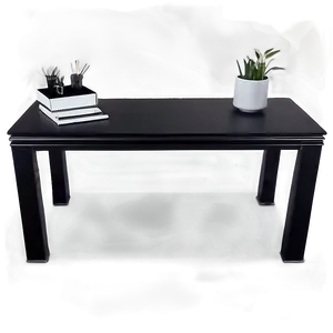 Black Office Desk Png 66 PNG Image