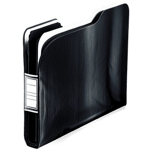 Black Office Folder PNG 06212024 PNG