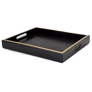 Black Ottoman Tray Png 25 PNG Image