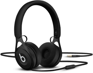 Black Over Ear Headphones Beats Brand PNG