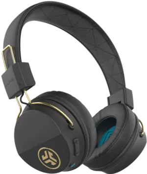 Black Over Ear Headphones PNG Image