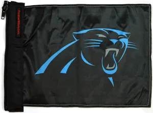 Black Panther Flag Graphic PNG Image