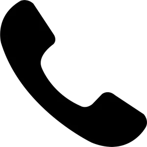 Black Phone Icon PNG Image