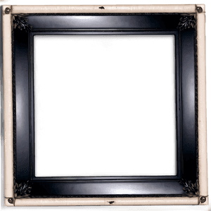 Black Photo Frame PNG qxw30 PNG