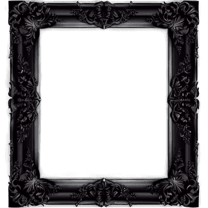 Black Photo Frame PNG uax PNG