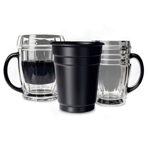 Black Plastic Cup Png Ehk PNG Image