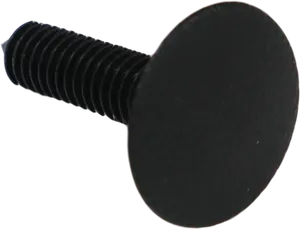 Black Plastic Push Pin PNG Image