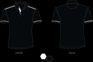 Polo Shirt Png Black, Transparent Png PNG