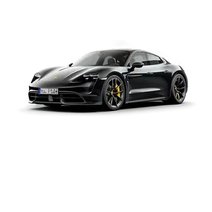 Black Porsche Taycan Dynamic Png 2 PNG Image