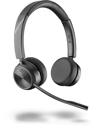 Black Professional Headsetwith Microphone PNG