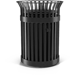 Waste Container Metal - Open Trash Can Png, Transparent Png PNG image with transparent background