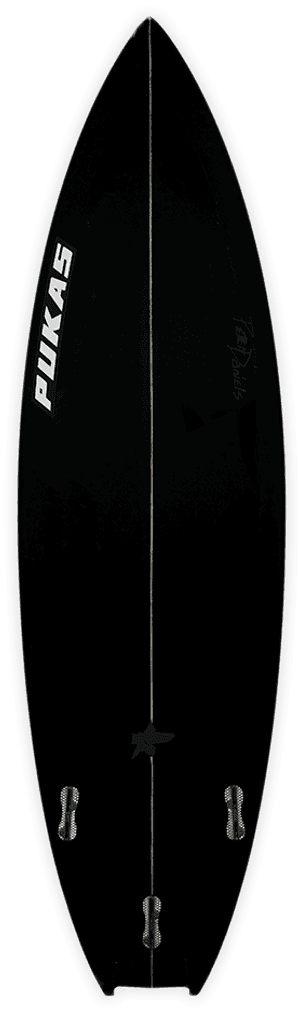 Pukas Surf Surfboards Fang Shaped By Peter Daniels - Surfboard, HD Png Download PNG