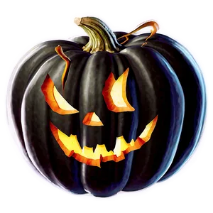 Black Pumpkin A PNG Image