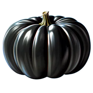 Black Pumpkin Illustration Png Bta53 PNG Image