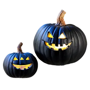 Black Pumpkin Lantern Png 06282024 PNG Image