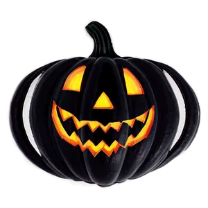 Black Pumpkin Lantern Png Aqu53 PNG Image