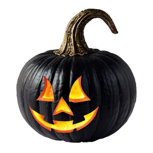 Black Pumpkin Lantern Png Bdx PNG Image