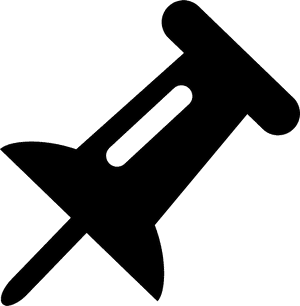 Pushpin - Push Pin Svg, HD Png Download PNG