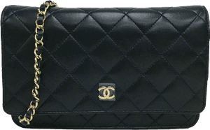 Fashion Chain Strap Bag Design Handbag Chanel Clipart - A33814 黑 羊 金, HD Png Download PNG with transparent background