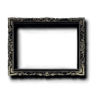 Black Rectangle Frame PNG 05252024 PNG