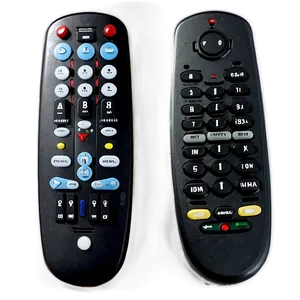 Black Remote Control Png Sho PNG Image