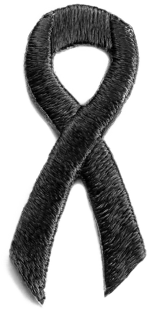 Black Ribbon Symbolof Mourningand Remembrance.png PNG Image