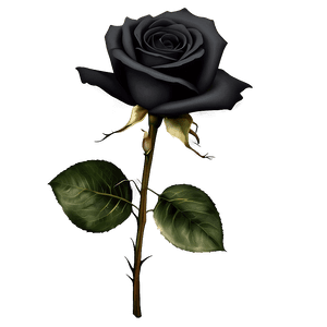 Black Roses Garden PNG ush37 PNG
