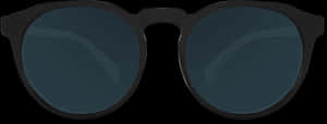 Flat Top Round Retro Sunglasses, Round Sunglasses For - Round Giorgio Armani Glasses, HD Png Download PNG