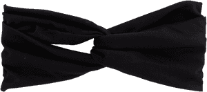 Black Headband - Satin, HD Png Download PNG
