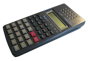 Black Scientific Calculator PNG image with transparent background