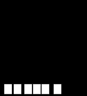 Black Screenwith White Squares PNG image with transparent background