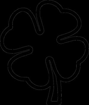 Shamrock Png - Black And White Four Leaf Clover, Transparent Png PNG image with transparent background