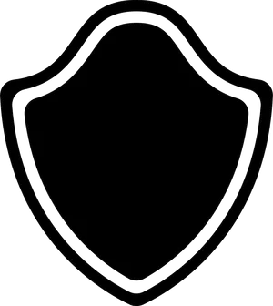 Black Shield Icon PNG Image