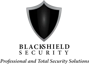 Black Shield Security Logo PNG Image